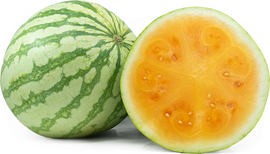 orange watermelons