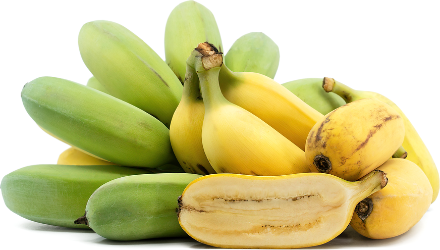 Bunch of fresh bananas in the organic food market Stock Photo