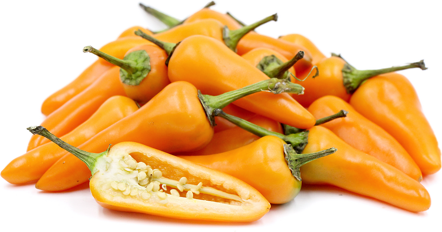 Orange Fresno Chile Peppers picture