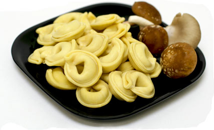 Wild Mushroom Egg Tortellini Pasta picture